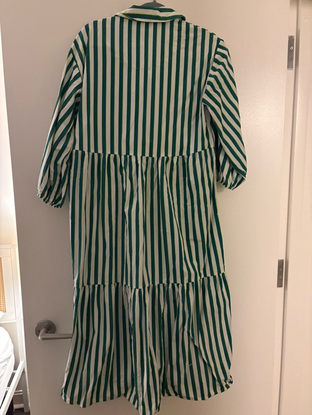 The Bettina Tiered Shirt Dress - Picture 3 of 4